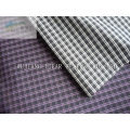 Polyester filé grand teint teint checked tissu pour chemise